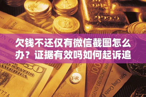 济南欠钱不还仅有微信截图怎么办？证据有效吗如何起诉追回欠款？