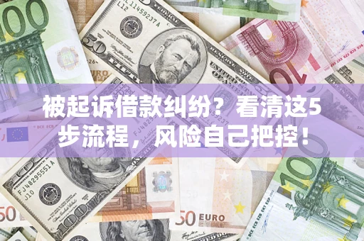 济南被起诉借款纠纷？看清这5步流程，风险自己把控！