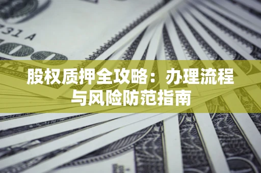 济南股权质押全攻略：办理流程与风险防范指南